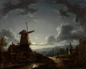 Paesaggio al chiaro di luna